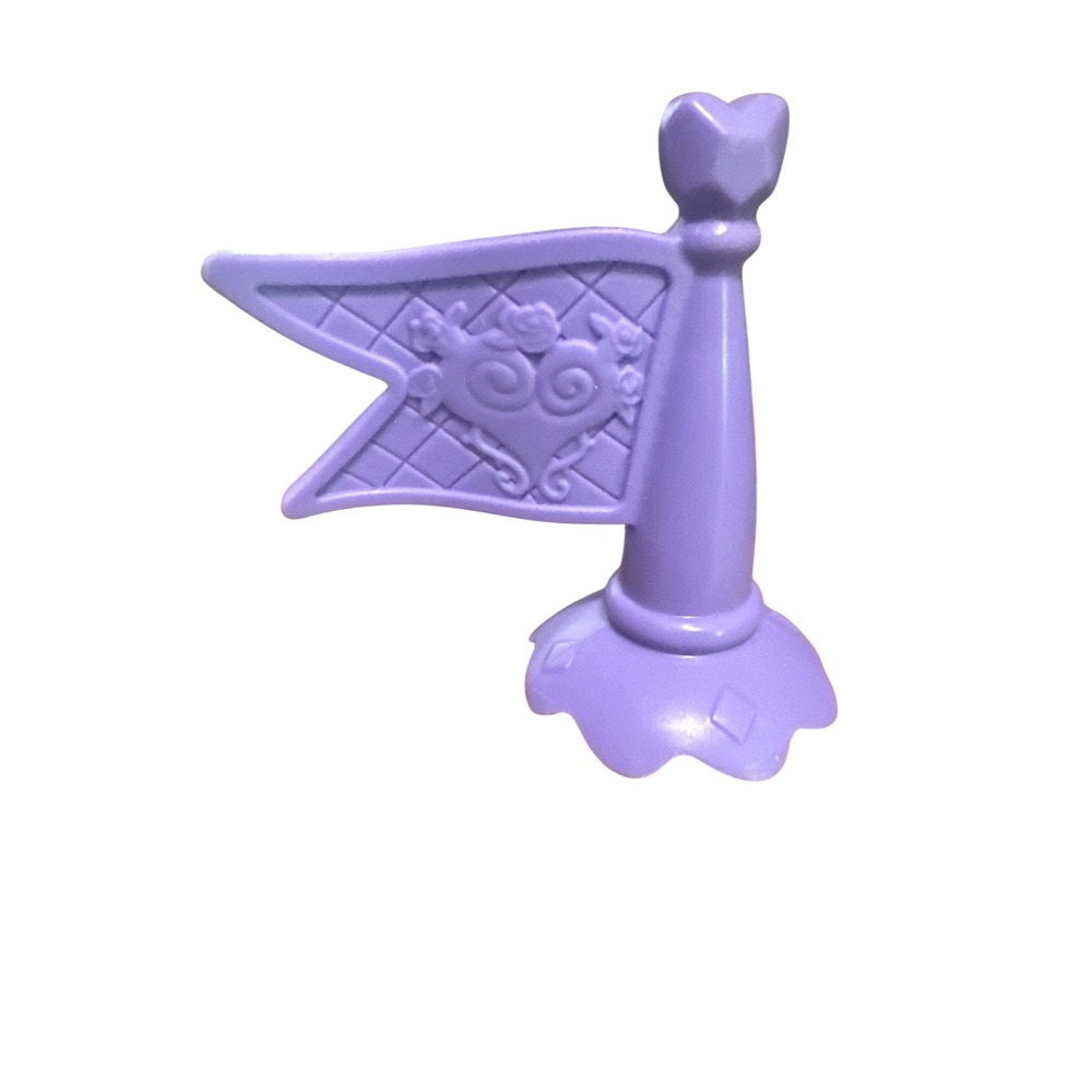 Little People Princess or My Little Pony Castle Replacement Purple Flag Part